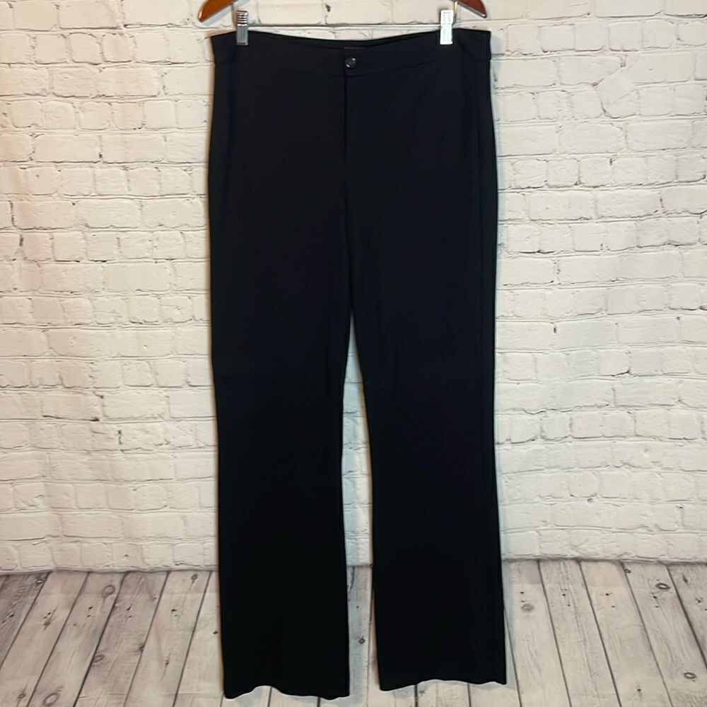 NYDJ Black Dress Pants Straight Size 12